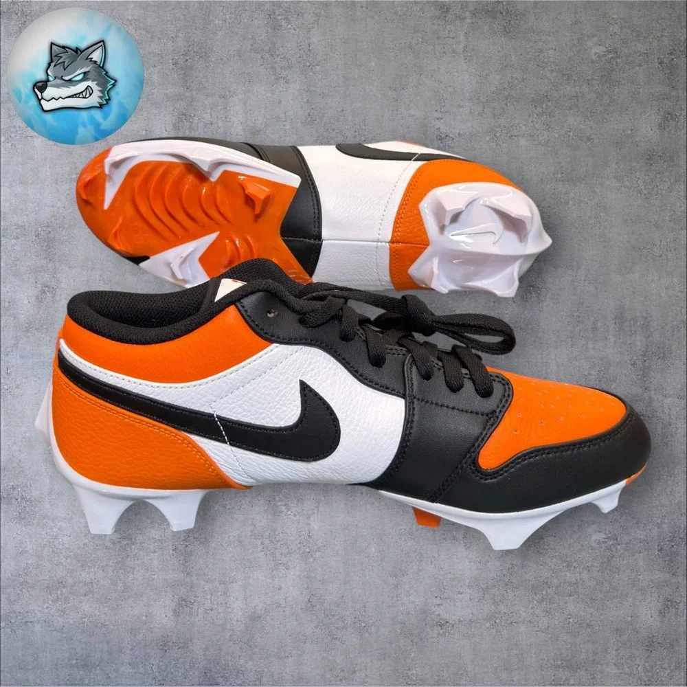 Nike Air Jordan 1 Low TD Men's Size 11 Shattered Backboard FB Cleats FJ6245-801